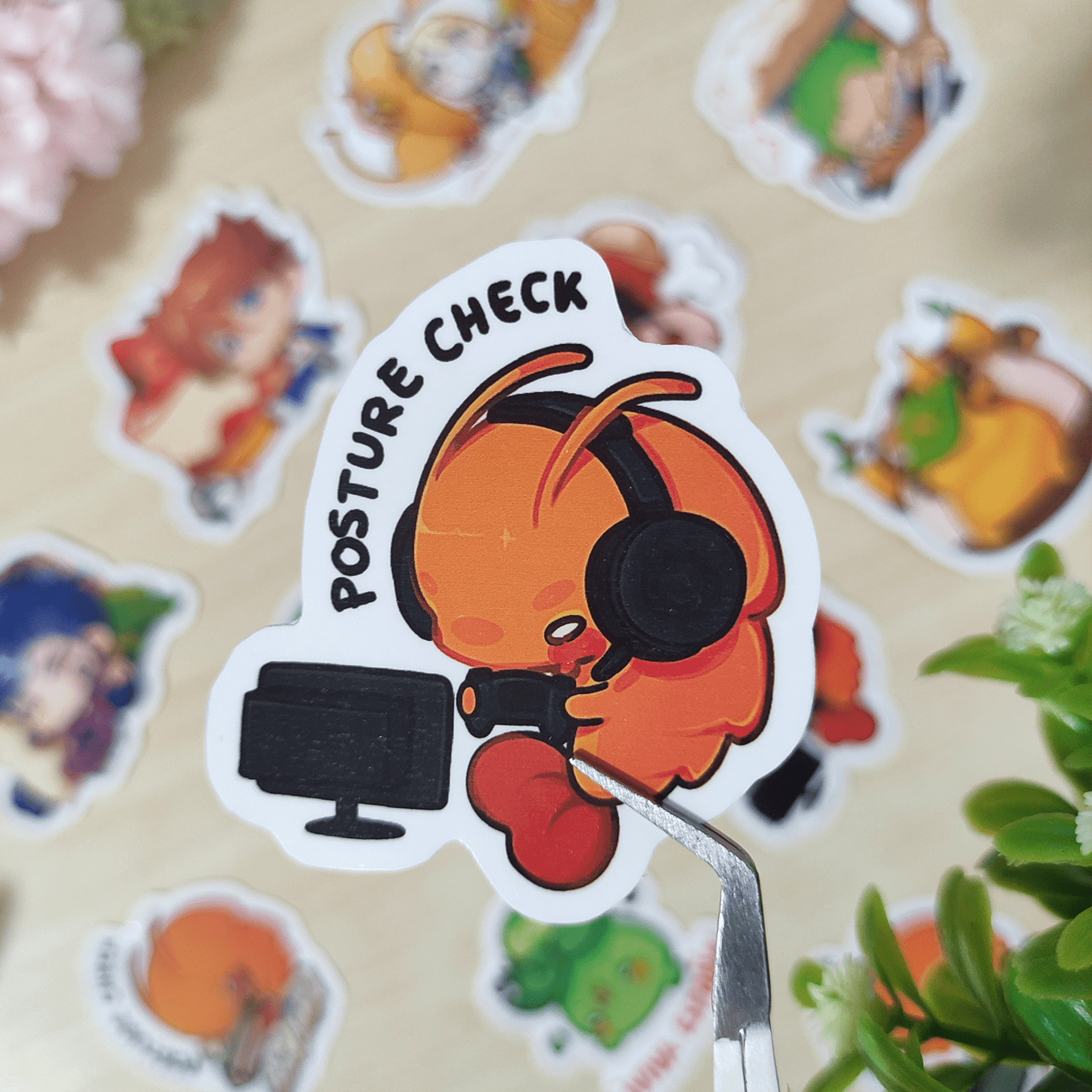 Stickers meme "Posture check" de gamba - 3