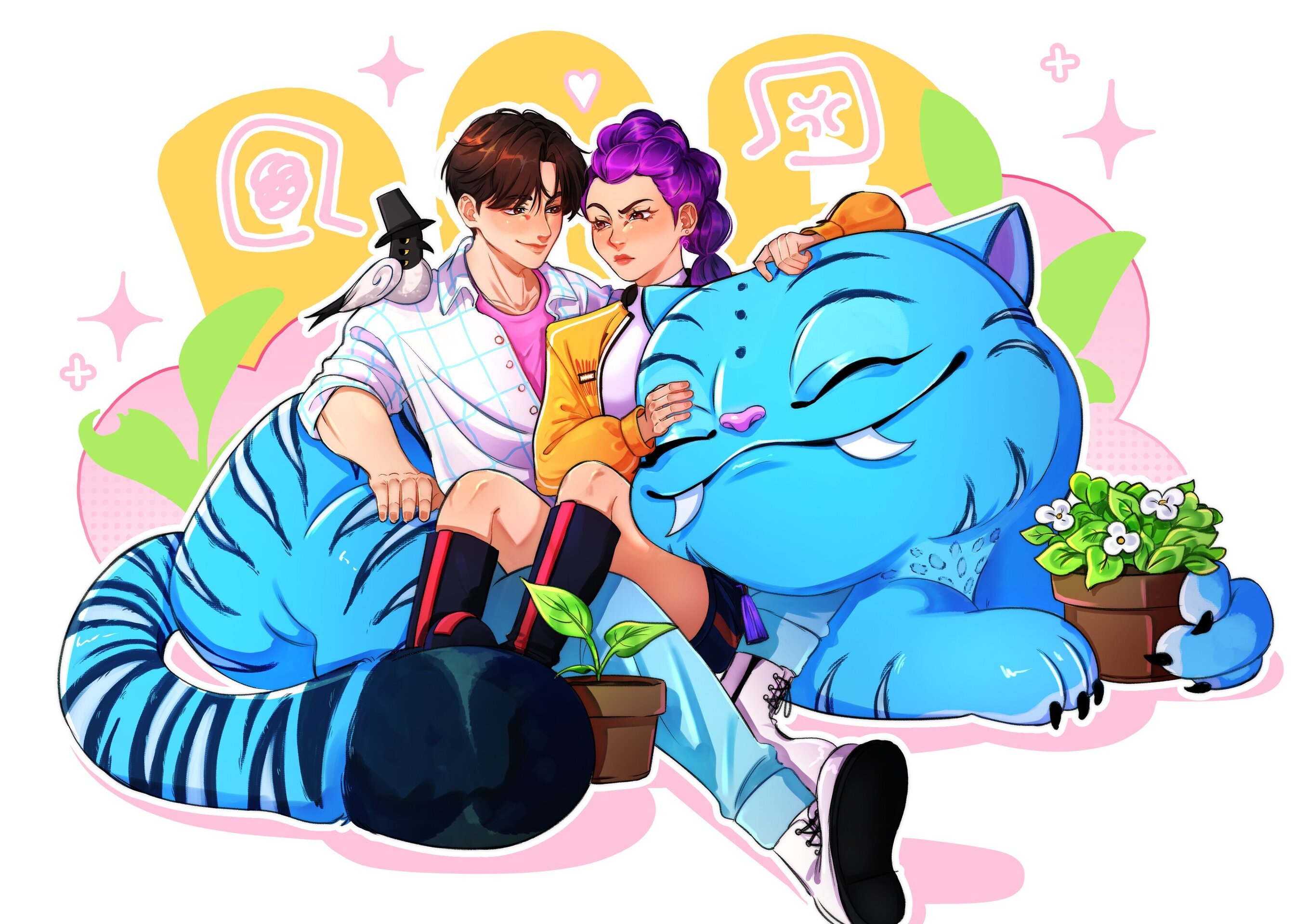 PRINT "Jinu & Rumi" Kpop Demon Hunters - 2