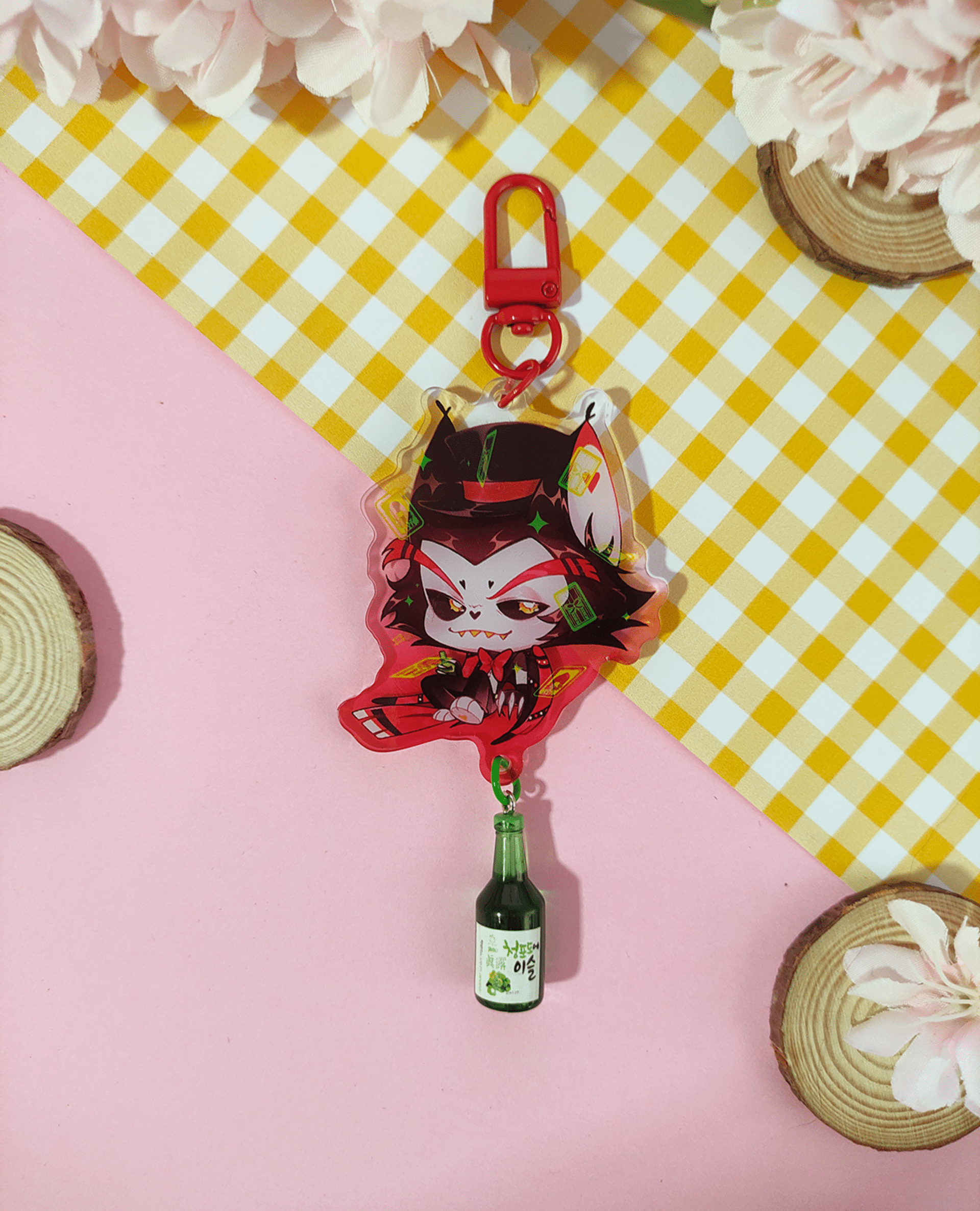 Colección de llaveros de Hazbin Hotel - 4